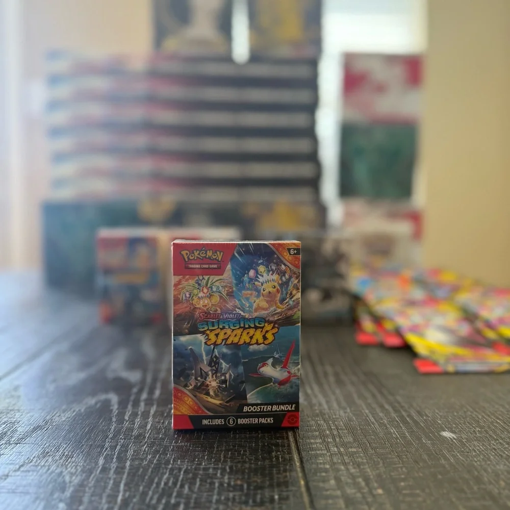 Pokémon Scarlet & Violet: Surging Sparks Booster Bundle (Factory Sealed) - Picture 2 of 5